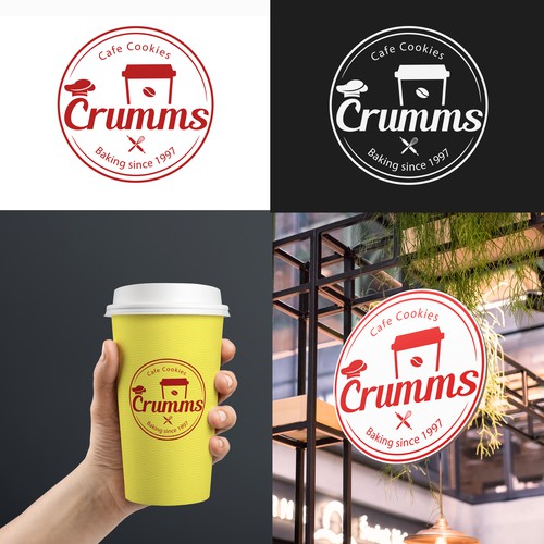 Logo Crumms Cafe Cookies