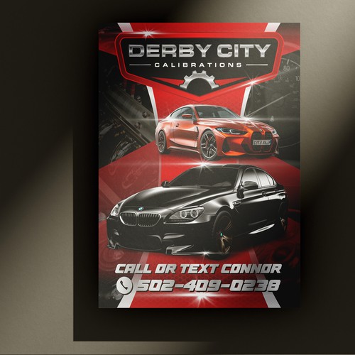 DERBY CITY Flyer Luxury design for maintenace super car.