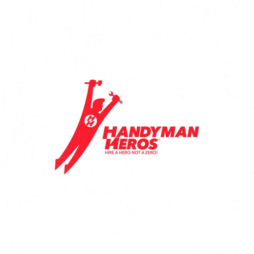 Handyman Hero logo design HH