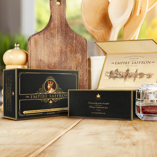 Luxury spice, packaging design
