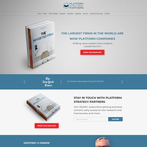 Book website design