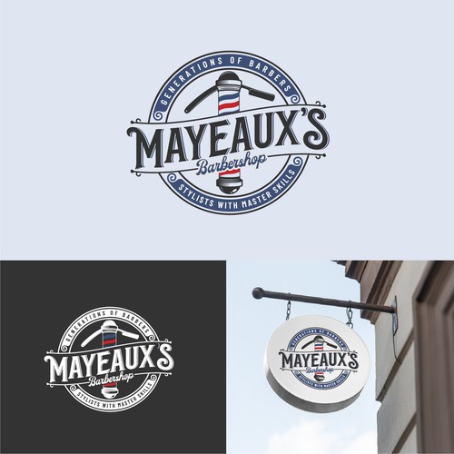 Barber Shop Logo Design 