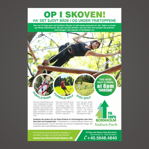 Flyer for Til Tops Bornholm