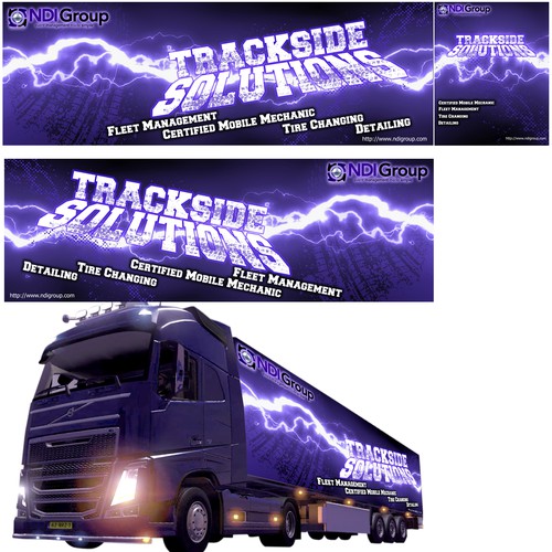 Truck wrap design
