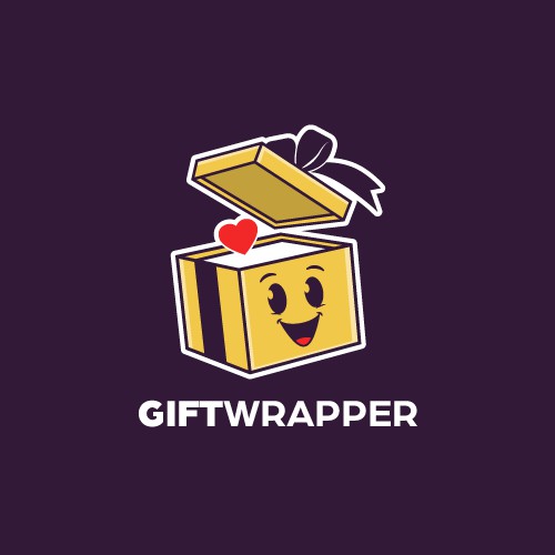 Gift mascot logo