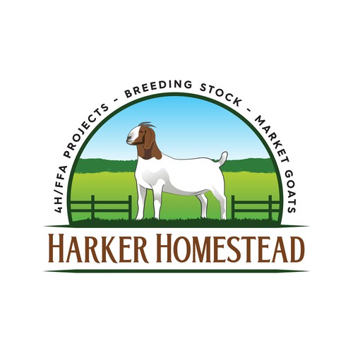 Bold Logo for Goat Breeding