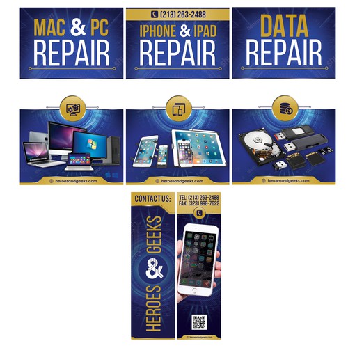 Store front advertisement design