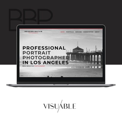 Squarespace Website For Portrait Photographer