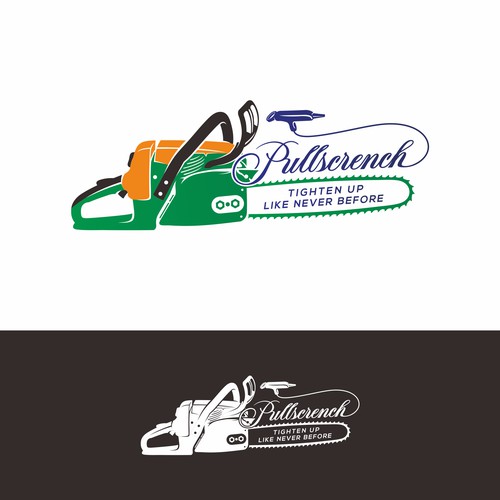 Pullscrench logo design