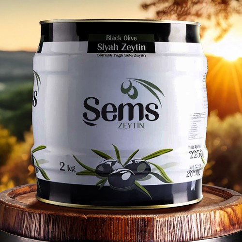 Şems Olive Logo and Packaging Design