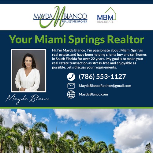 Banner ad for a real estate agent