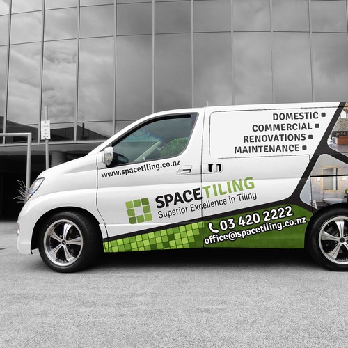 Vehicle Wrap design for Space tilling