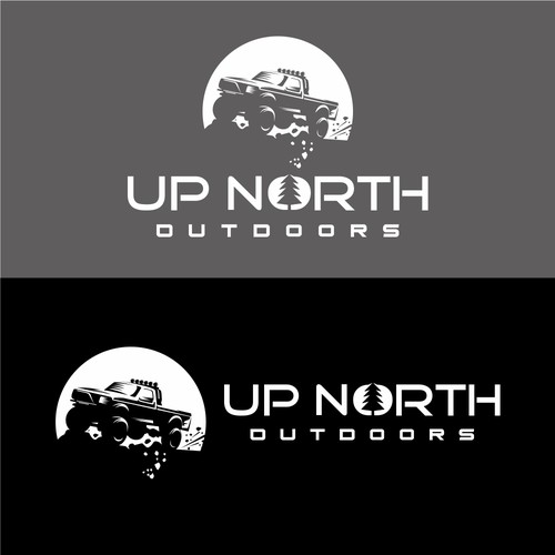 Pictorial logo for Up North Outdoors