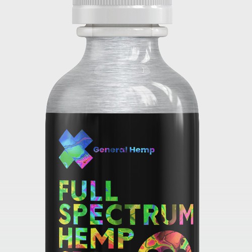 bold packaging for general hemp CBD oil