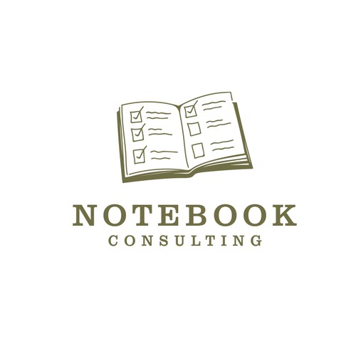 Notebook Logo for Consulting Company