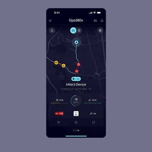 Tracking App Design
