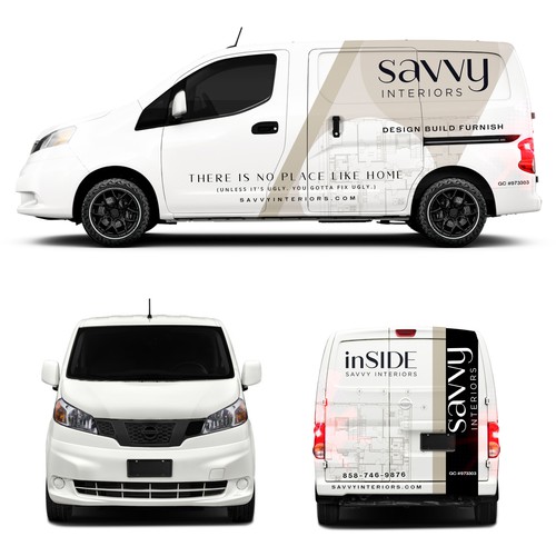 Van wrap Savvy Interiors