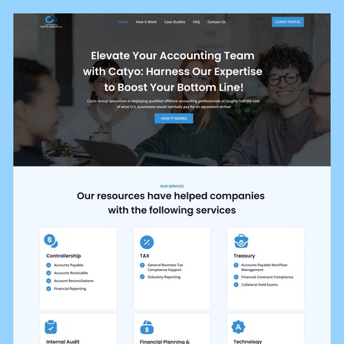 Business Website for Cayto Group LLC