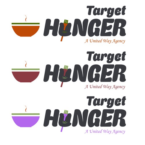 Target Hunger isn't Target Stores!  Can you communicate that with your logo design?