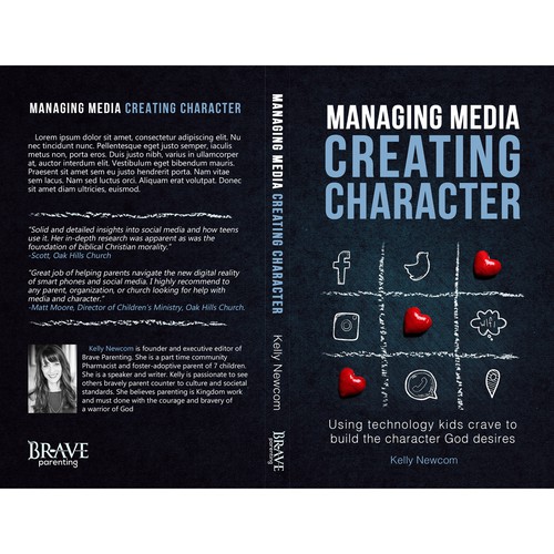 Book Cover Design / Managing Media Creating Character