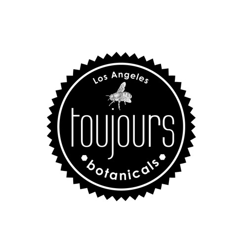 Create a beautiful logo for a luxury Los Angeles-based organic candle company
