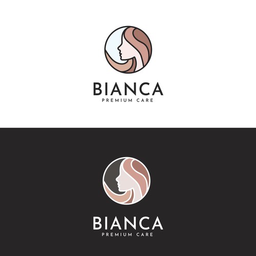 Premium Hair Care Brand logo proposal