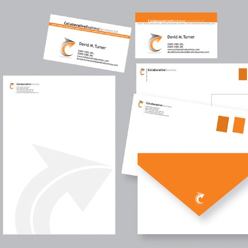 Visual identity for a new IT services company