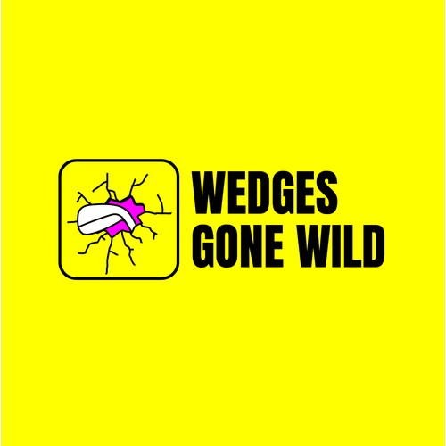 Logo concept for wedges gone wild