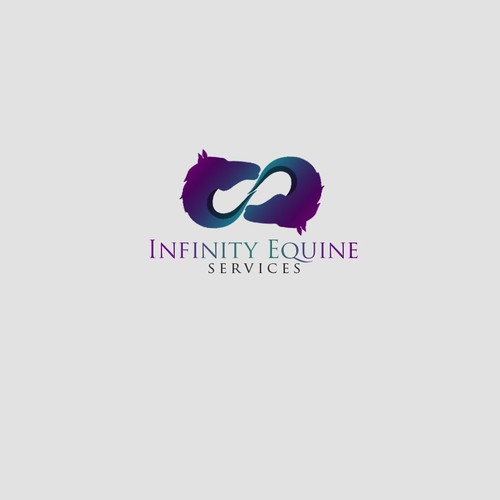 Create a capturing Logo for infinity equine services