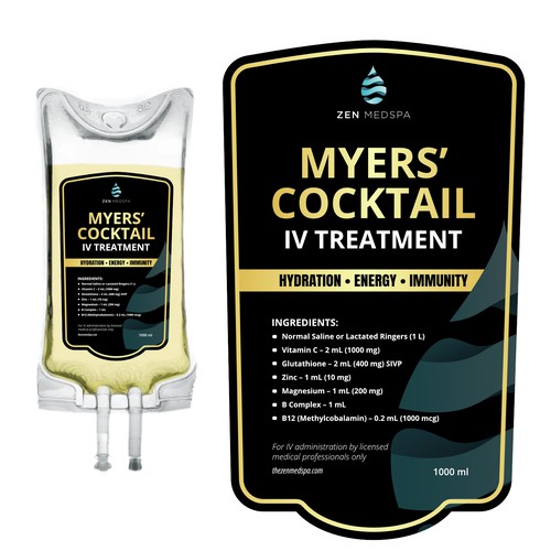 Myers Cocktail Label/Sticker
