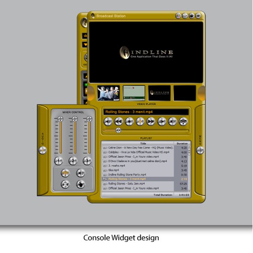 Console Widget Design