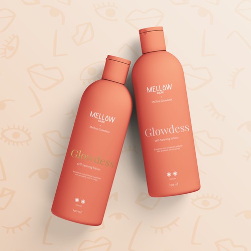 Packaging design for self-tanning lotion