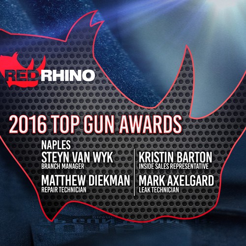 red rhino plaque awards design