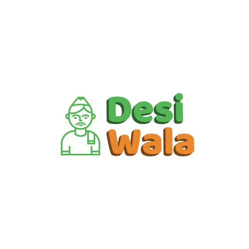 Logo Concept for Indian delivery store inspired from the Dabba Walas in Bombay. 