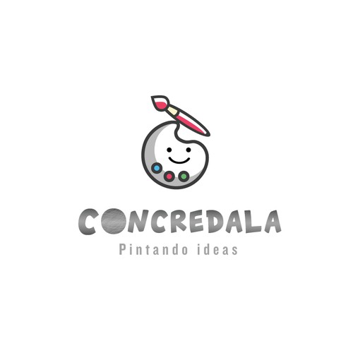 Logo concept for kids Art company