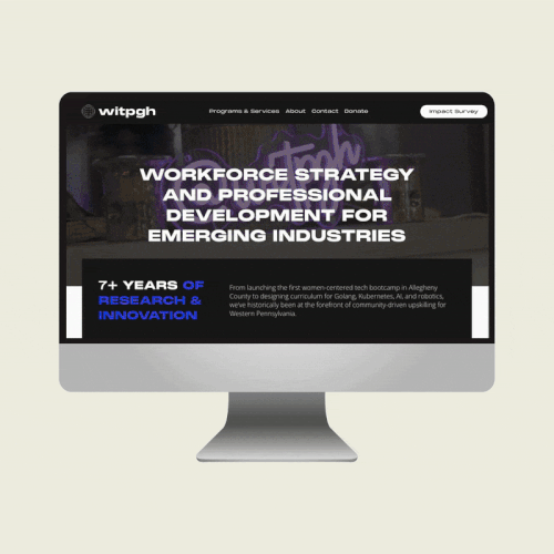 Custom Squarespace Website Design & Development for Non Profit Tech Community