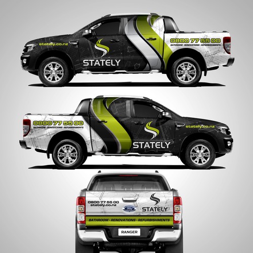 stately truck wrap