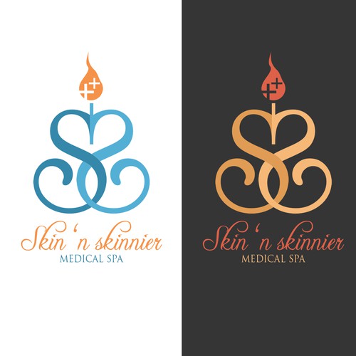 Create an elegant logo for an exclusive medical spa in Paradise Valley