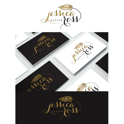 Handcrafted, sophisticated and simplistic Interior Designers Logo 