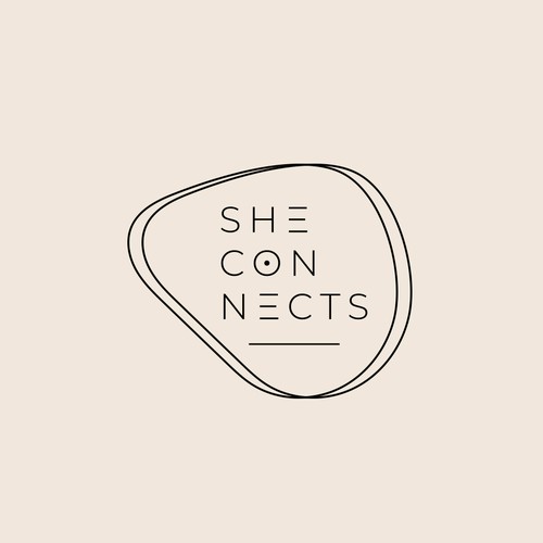 SHE CONNETCS LOGO - MINIMALISTIC LOGO