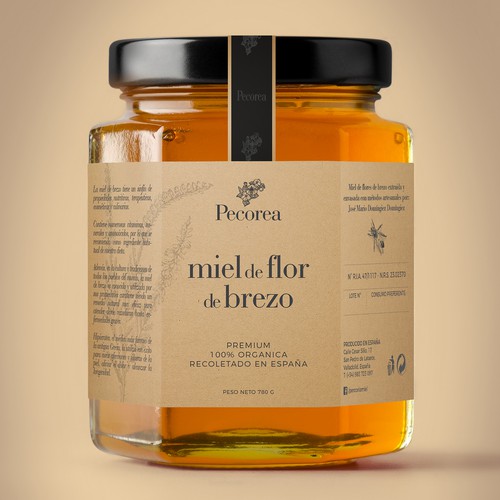 Honey Jar Label 