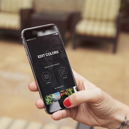Ui concept for photo edition app