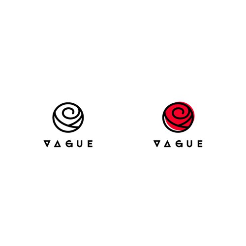Bold logo for Vague streetwear