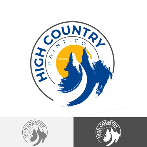 Logo Concept for High Country Paint.co