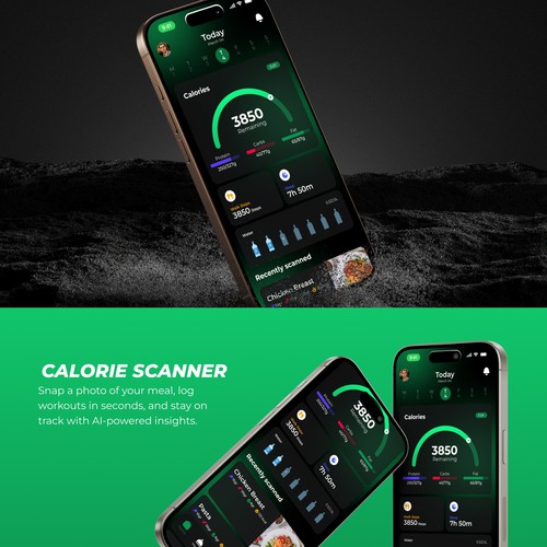 Calorie scanner app esign