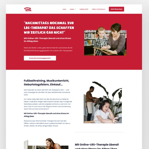 Redesign Wotrhelden Website