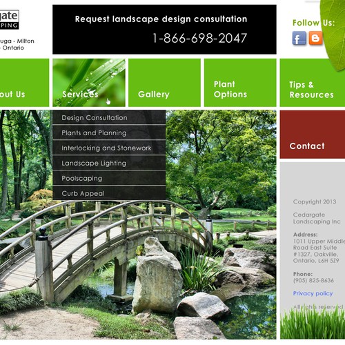 Help Cedargate Landscaping With A Bold and Exciting Web Design