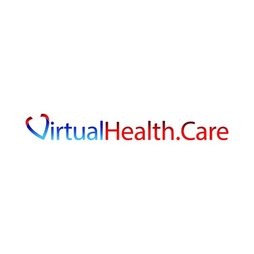 Modern Web 2.0 logo for "VirtualHealth.care"