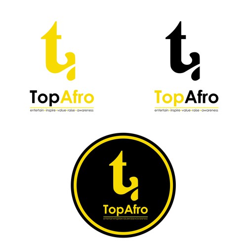 Simply logo concept for TopAfro
