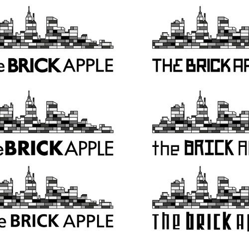 "The Brick Apple" ~ create a logo that captures a LEGO version of New York City